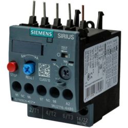 SIEMENS 3RU2116-4AB0 Thermal Overload Relay 11A-16A Size S00 Class 10 Contactor Mount Screw Terminal Manual Automatic Reset