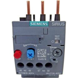SIEMENS 3RU2126-4EB0 Thermal Overload Relay 27A-32A Size S0 Class 10 Contactor Mount Screw Terminal Manual Automatic Reset