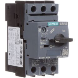 SIEMENS 3RV2011-1AA10 Circuit Breakers Size S00 Class 10 A-Release 1.1A-1.6A N-Release 21A 1hp IP20 Manual Motor Starter Protector Screw Terminals