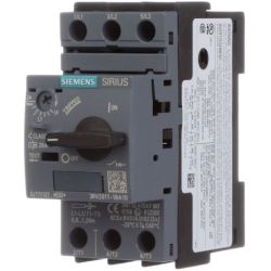 SIEMENS 3RV2011-1BA10 Circuit Breakers Size S00 Class 10 A-Release 1.4A-2A N-Release 26A 1hp IP20 Manual Motor Starter Protector Screw Terminals