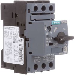 SIEMENS 3RV2011-1CA10 Circuit Breakers Size S00 Class 10 A-Release 1.8A-2.5A N-Release 33A 0.5hp IP20 Manual Motor Starter Protector Screw Terminals