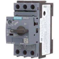 SIEMENS 3RV2011-1HA10 Circuit Breakers Size S00 Class 10 A-Release 5.5A-8A N-Release 104A 5hp IP20 Manual Motor Starter Protector Screw Terminals