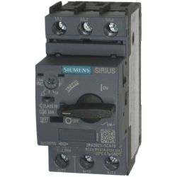 SIEMENS 3RV2021-1CA10 Circuit Breakers Size S0 Class 10 A-Release 1.8A-2.5A N-Release 33A 1.5hp IP20 Manual Motor Starter Protector Screw Terminals