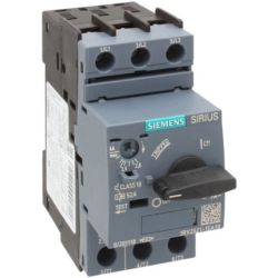 SIEMENS 3RV2021-1EA10 Circuit Breakers Size S0 Class 10 A-Release 2.8A-4A N-Release 52A 3hp IP20 Manual Motor Starter Protector Screw Terminals