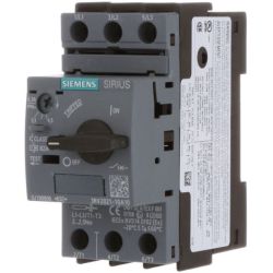 SIEMENS 3RV2021-1GA10 Circuit Breakers Size S0 Class 10 A-Release 4.5A-6.3A N-Release 82A 5hp IP20 Manual Motor Starter Protector Screw Terminals
