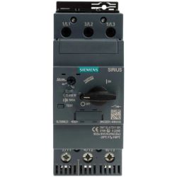 SIEMENS 3RV2031-4WA10 Circuit Breakers Size S2 Class 10 A-Release 42A-52A N-Release 741A 50hp IP20 Manual Motor Starter Protector Screw Terminals