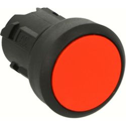 SIEMENS 3SU1000-0AB20-0AA0 Push Button 22mm Hole Diameter Round Plastic Red Flat Momentary Contact Type