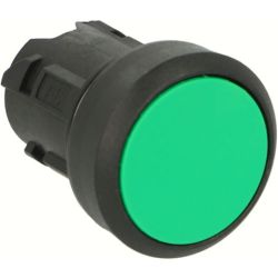 SIEMENS 3SU1000-0AB40-0AA0 Push Button 22mm Hole Diameter Round Plastic Green Flat Momentary Contact Type