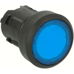 SIEMENS 3SU1001-0AB50-0AA0 Illuminated Push Button 22mm Hole Diameter Round Plastic Blue Flat Momentary Contact Type