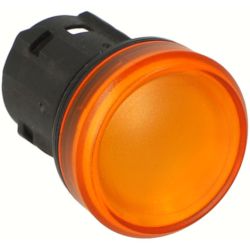 SIEMENS 3SU1001-6AA00-0AA0 Indicator Light 22mm Hole Diameter Round Plastic Amber Lens Smooth