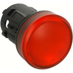 SIEMENS 3SU1001-6AA20-0AA0 Indicator Light 22mm Hole Diameter Round Plastic Red Lens Smooth