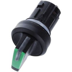 SIEMENS 3SU1002-2BL40-0AA0 Selector Switches Illuminable 22mm Round Plastic Green Short 3 Switch Positions I-O-II Maintained Actuating Angle 2x45°