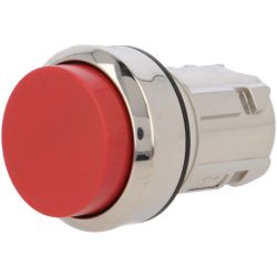 SIEMENS 3SU1050-0BB20-0AA0 Push Button 22mm Round Metal Shiny Red Raised Momentary Contact Type