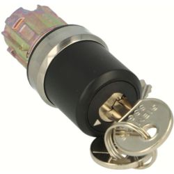 SIEMENS 3SU1050-5BF01-0AA0 Key-Operated Switches 22mm Round Metal Shiny Lock Number SSG10 with 2 Keys 2 Switch Positions O-I Maintained Actuating Angle 90° Key Removal O