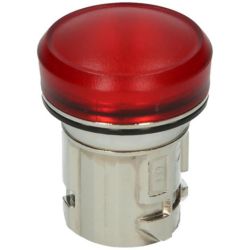 SIEMENS 3SU1051-6AA20-0AA0 Indicator Light 22mm Round Metal Shiny Red Lens Smooth