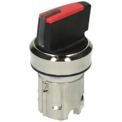 SIEMENS 3SU1052-2BL20-0AA0 Selector Switches Illuminable 22mm Round Metal Shiny Red Short 3 Switch Positions I-O-II Maintained Actuating Angle 2 45°