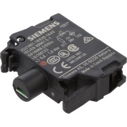 SIEMENS 3SU1401-1BB20-1AA0 LED Modules with Integrated LED 24VAC 24VDC Red Screw Terminal for Front Plate Mounting