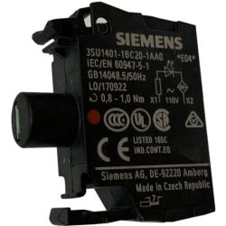 SIEMENS 3SU1401-1BC20-1AA0 LED Modules with Integrated LED 110VAC Red Screw Terminal for Front Plate Mounting