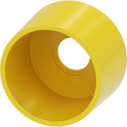 SIEMENS 3SU1900-0EA30-0AA0 Protective Collars for Mushroom Push Buttons 22mm Design 360&deg; Yellow Plastic