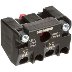 SIEMENS 52BAJ Furnas Accessory for Class 51, Class 52, Pushbuttons &amp; Indicator Lights 30mm Contact Blocks 1 N.C.