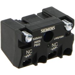 SIEMENS 52BAU Furnas Accessory for CL51, CL52, 30mm Contact Blocks 1 N.C. Extra Late Break Contact Heavy Duty NEMA