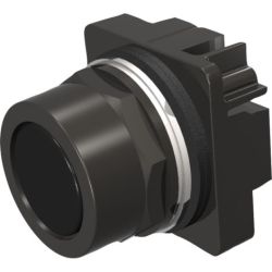SIEMENS 52BM8A1 Furnas 30mm BlackMax Epoxy Coated Corrosion Resistant Metal Operator Round Push Buttons Non-Illuminated Flush Button Plastic Cap Black 2 Position Momentary
