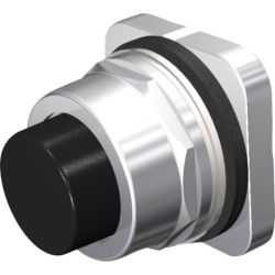 SIEMENS 52PA8B1 Furnas Metal Pushbuttons 2 Position Operator Only Momentary Extended Black Non-Illuminated