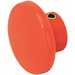 SIEMENS 52RB3D2 Furnas Accessory Mushroom Head Cap Small 1 5/8" (41.3 mm) Plastic Red Set Screw Mounting for Non-Illuminated Pushbutton