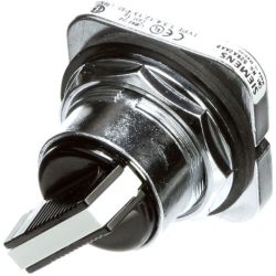 SIEMENS 52SA2AAB Furnas Selector Switches Metal Maintained Short Lever 2 Position Operator Only White Insert Non-Illuminated