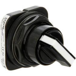 SIEMENS 52SX2AAB Metal NEMA 4X Selector Switches Maintained Short Lever A Cam 2 Position Operator Only White Insert Non-Illuminated