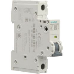 SIEMENS 5SJ4 101-7HG40 240VAC 14kA, 1-pole, C curve, 1A, D=70mm UL489, equal polarity Miniature Circuit Breakers