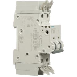 SIEMENS 5SJ4 201-7HG42 277VAC 10kA, 2-pole, C Curve, 1A according to UL489 480Y 125VDC MCB Miniature Circuit Breakers