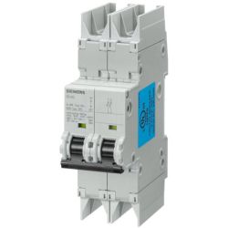 SIEMENS 5SJ4 202-7HG42 10kA, 2-pole, C curve, 2A UL489 480Y 277VAC 125VDC MCB Miniature Circuit breakers