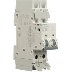 SIEMENS 5SJ4 211-8HG42 10kA, 2-pole, D curve, 5A according to UL489 480Y 277VAC 125VDC MCB Miniature Circuit breakers