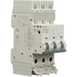 SIEMENS 5SJ4 311-7HG42 10kA, 3-pole, C curve, 5A UL489 480Y 277VAC 125VDC MCB Miniature Circuit breakers