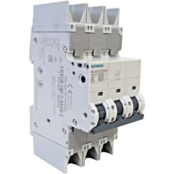 SIEMENS 5SJ4 318-7HG42 10kA, 3-pole, C curve, 15A UL489 480Y 277VAC 125VDC MCB Miniature Circuit breakers
