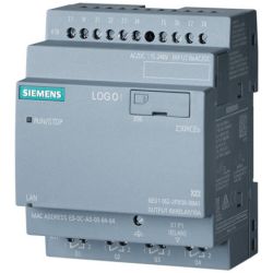 SIEMENS 6ED1052-2FB08-0BA1 LOGO! 230RCEo Logic Module PS/I/O: 115V/230V/Relay, 8 Digital Inputs/4 DQ without Display Memory 400 Blocks
