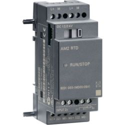 SIEMENS 6ED1055-1MD00-0BA1 LOGO! AM2 RTD Expansion Module PS: 12VDC 24VDC 2 Analog Inputs -50 to +200&deg;/C Pt100/1000