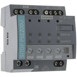 SIEMENS 6EP1961-2BA41 SITOP PSE200U 10 A Selectivity Module 4-Channel Input: 24VDC/40A Output: 24VDC/4x 10A Level Adjustable 3A-10A Mit Status Message for Each Output