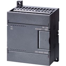 SIEMENS 6ES7235-0KD22-0XA0 SIMATIC S7-200 Analog I/O EM 235 Only for S7-22X CPU 4 AI Analog Inputs +/-10VDC 1 AO Analog Outputs +/-10VDC 12-Bit Converter