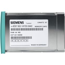 SIEMENS 6ES7952-1AS00-0AA0 SIMATIC S7 RAM Memory Card for S7-400 Long Design 16 Mbyte