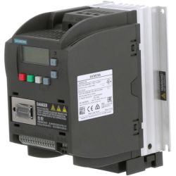SIEMENS 6SL3210-5BE22-2UV0 SINAMICS V20 VFD 3hp 5.6A 4.8A 380V AC 480V AC Three-Phase USS/Modbus RTU with Built-in BOP IP20 UL Open 2.2kW without Integrated Line Filter