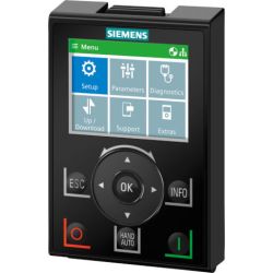 SIEMENS 6SL3255-0AA00-4JA2 SINAMICS VFD Intelligent Operator Panel IOP-2 for SINAMICS G120