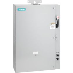 SIEMENS 87HUG6MA Size 3 3-Phase Solid State Overload Relay 25A-100A, 110VAC-120VAC, 220VAC-240VAC 60Hz Circuit Breaker 100A NEMA 3/3R Pump Control Panel