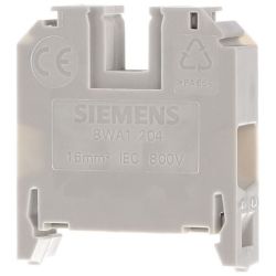 SIEMENS 8WA1204 Through-Type Terminal Blocks Thermoplast Screw Terminal on Both Sides Single Terminal 10mm Size 16