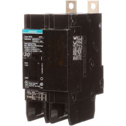 SIEMENS BQD230 14kA 2-Pole 30A 480VAC 277VAC 125VDC 250VDC Panel Board Mount MCCB Molded Case Circuit Breaker