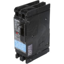 SIEMENS ED42B060 18kA 2-Pole 60A 480VAC 250VDC Sentron Series MCCB Molded Case Circuit Breaker