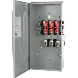 SIEMENS GF324NR Low Voltage Circuit Protection General Duty Safety Switch VBII UL 240VAC 250VDC 200A 4W Fused 3-Pole 4-Wire Single Throw Steel NEMA 3R Outdoor with Neutral