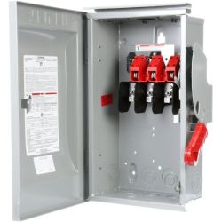 SIEMENS HNF362R Low Voltage Circuit Protection Heavy Duty Safety Switch VBII UL 600VAC 600VDC 60A 3W Non-Fused 3-Pole 3-Wire 60Hz Single Throw Steel NEMA 3R Outdoor