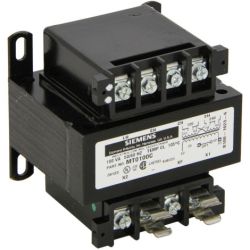 SIEMENS MT0100C 100VA Primary 120-240VAC Secondary 24VAC Control Power Transformer Surface Mount